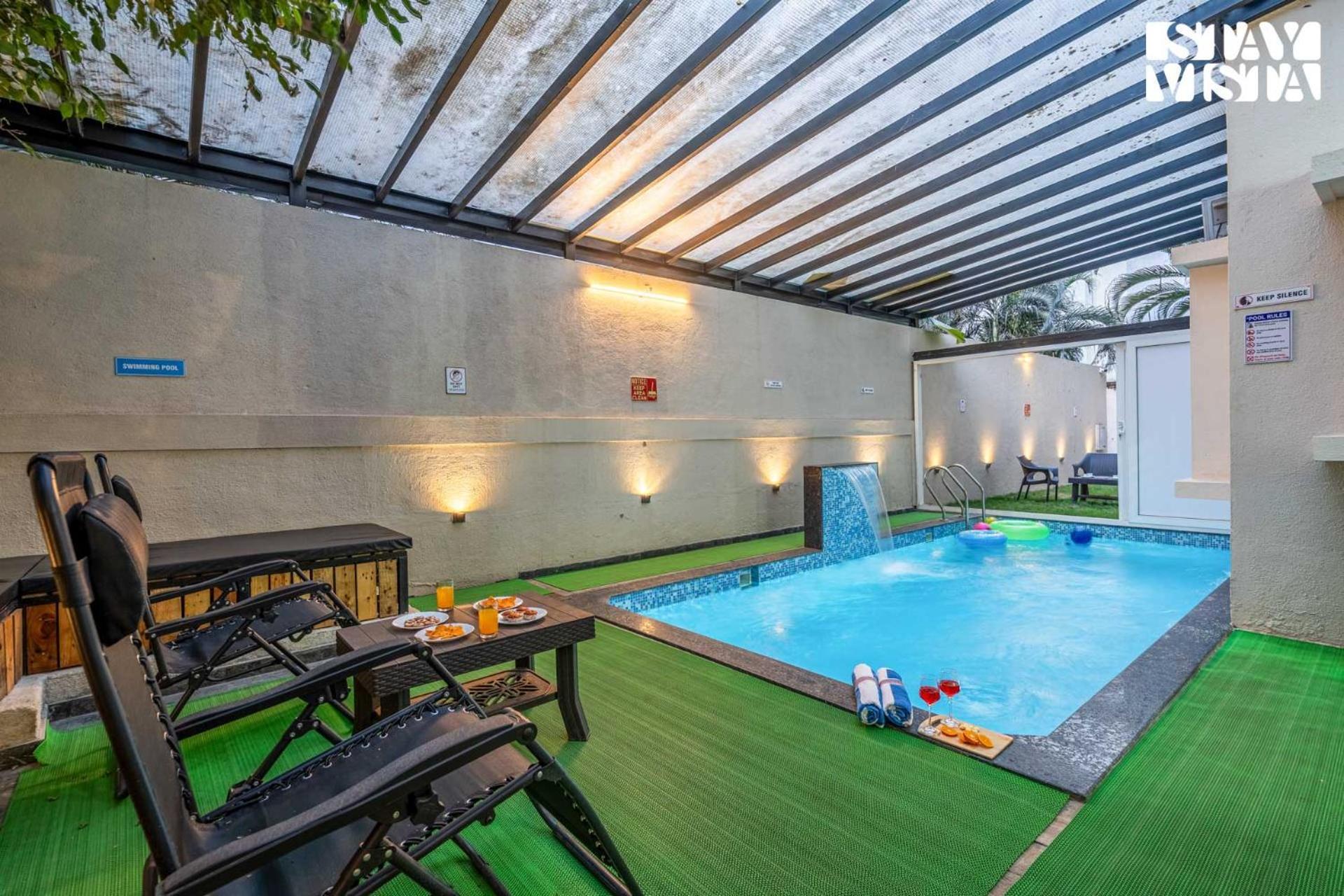 Serenity Meadows With Pool By Veo - Part Of Stayvista ناسيك المظهر الخارجي الصورة